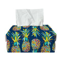 Colorful Pineapple Pattern Print Rectangle Tissue Box Cover