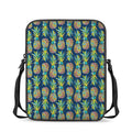 Colorful Pineapple Pattern Print Rectangular Crossbody Bag