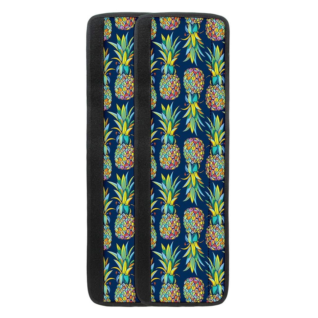 Colorful Pineapple Pattern Print Refrigerator Handle Covers