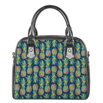 Colorful Pineapple Pattern Print Shoulder Handbag