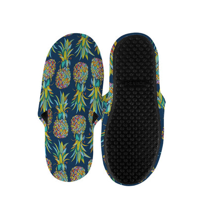 Colorful Pineapple Pattern Print Slippers
