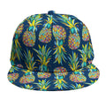 Colorful Pineapple Pattern Print Snapback Cap
