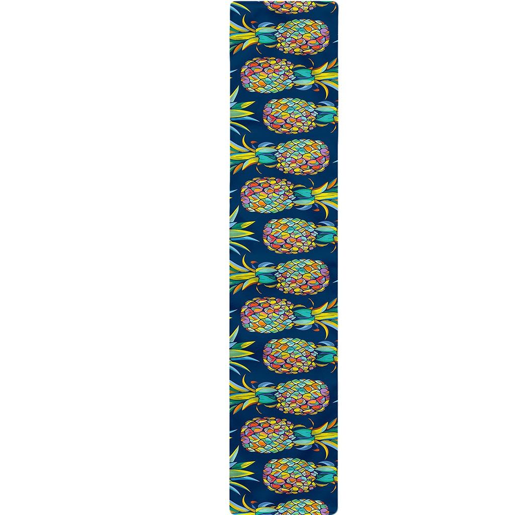 Colorful Pineapple Pattern Print Table Runner
