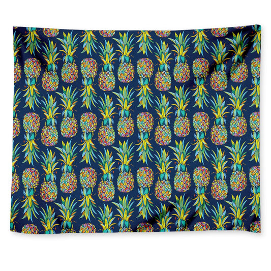 Colorful Pineapple Pattern Print Tapestry