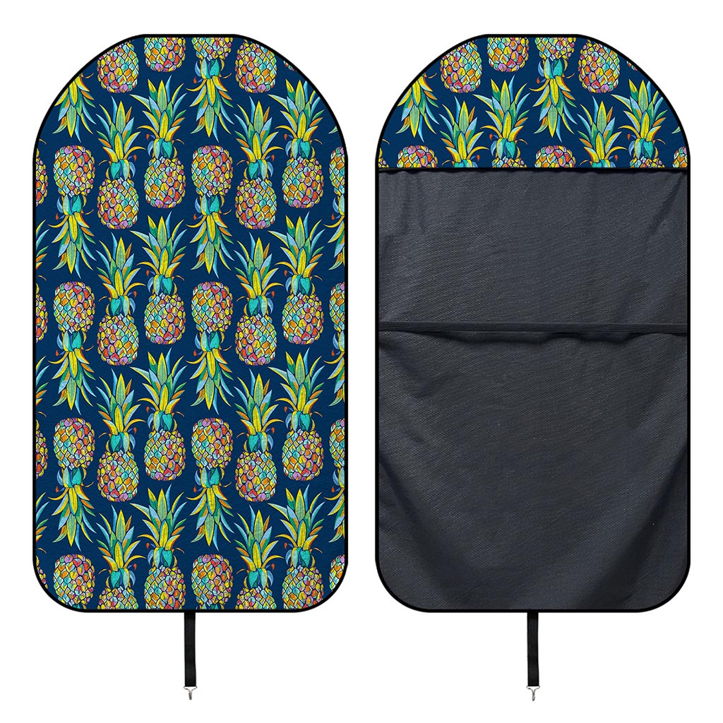 Colorful Pineapple Pattern Print Waterproof Car Seat Cover
