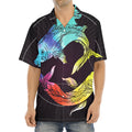 Colorful Pisces Sign Print Aloha Shirt