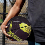 Colorful Pisces Sign Print Basketball