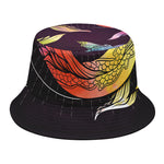 Colorful Pisces Sign Print Bucket Hat