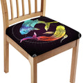 Colorful Pisces Sign Print Chair Cushion Cover