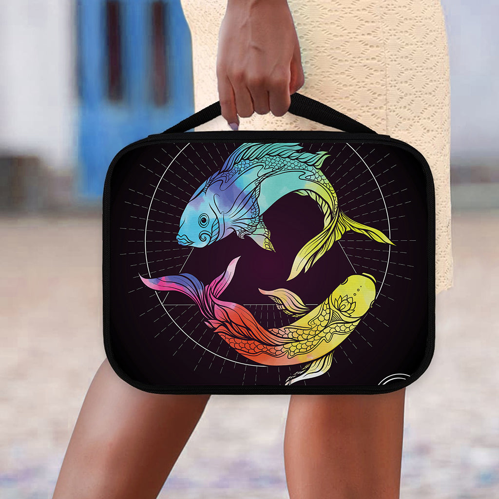 Colorful Pisces Sign Print Classic Bible Case