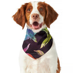 Colorful Pisces Sign Print Dog Bandana