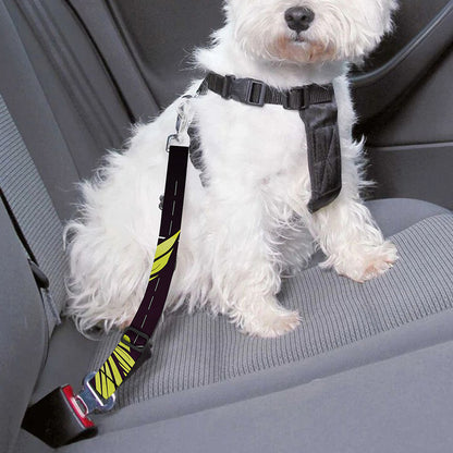 Colorful Pisces Sign Print Dog Seat Belt