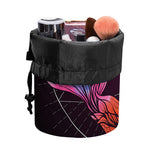 Colorful Pisces Sign Print Drawstring Makeup Bag