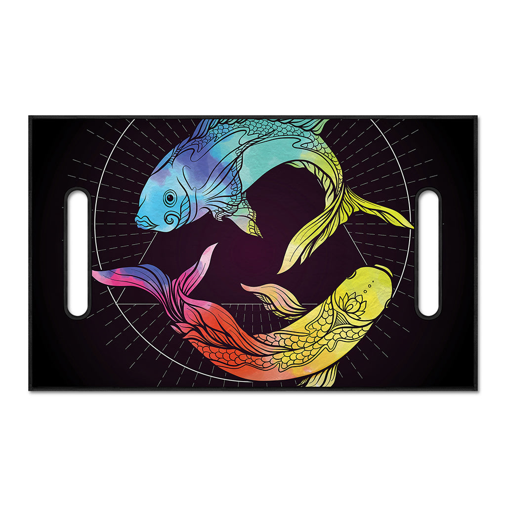 Colorful Pisces Sign Print Golf Cart Seat Cover