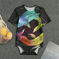 Colorful Pisces Sign Print Men's Bodysuit