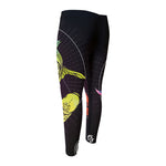 Colorful Pisces Sign Print Men's Compression Pants