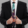 Colorful Pisces Sign Print Necktie