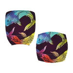 Colorful Pisces Sign Print Office Chair Cover