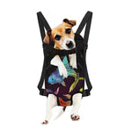Colorful Pisces Sign Print Pet Carrier Backpack