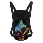 Colorful Pisces Sign Print Pet Carrier Backpack