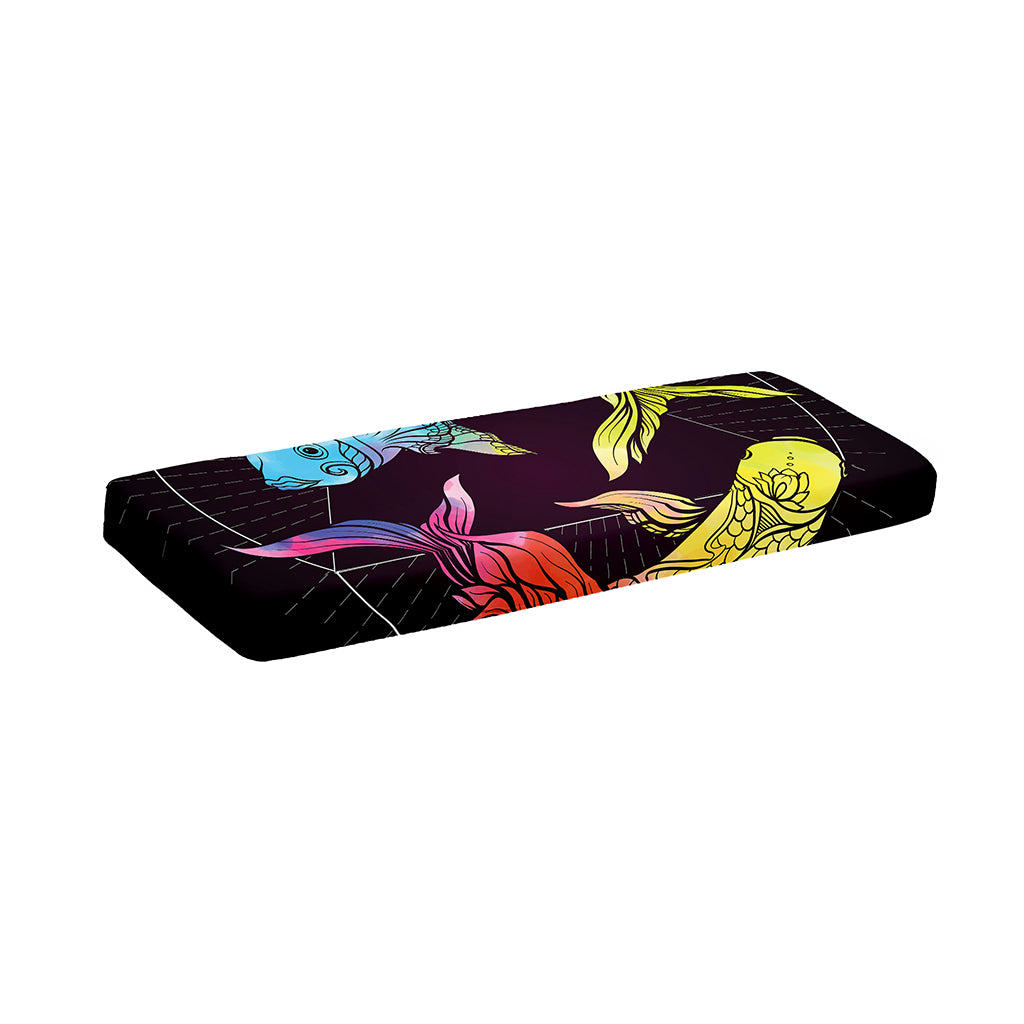 Colorful Pisces Sign Print Piano Keyboard Cover