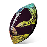 Colorful Pisces Sign Print Rugby Ball
