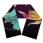 Colorful Pisces Sign Print Scarf