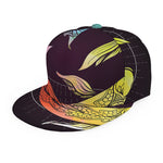 Colorful Pisces Sign Print Snapback Cap