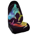 Colorful Pisces Sign Print Waterproof Car Seat Cover