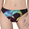 Colorful Pisces Sign Print Women's Thong