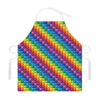 Colorful Plastic Building Blocks Print Adjustable Apron