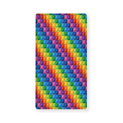 Colorful Plastic Building Blocks Print Baby Crib Sheet