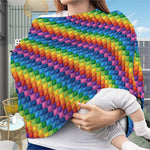 Colorful Plastic Building Blocks Print Baby Seat Cover