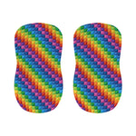 Colorful Plastic Building Blocks Print Bar Stool Covers