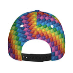 Colorful Plastic Building Blocks Print Baseball Cap