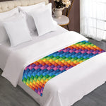 Colorful Plastic Building Blocks Print Bed Runner
