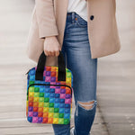 Colorful Plastic Building Blocks Print Bible Tote Bag