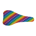 Colorful Plastic Building Blocks Print Bicycle Seat Cover