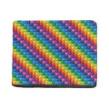 Colorful Plastic Building Blocks Print Bifold Wallet