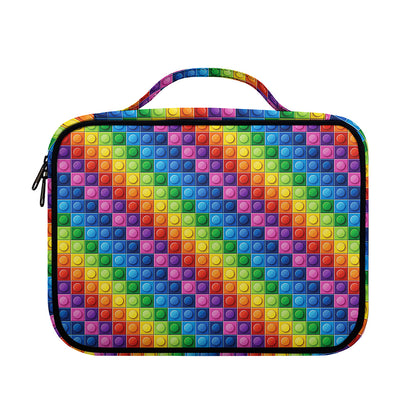 Colorful Plastic Building Blocks Print Briefcase Bible Bag