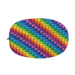 Colorful Plastic Building Blocks Print Car Side Mirror Covers