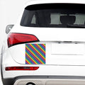 Colorful Plastic Building Blocks Print Car Sticker