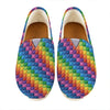 Colorful Plastic Building Blocks Print Casual Shoes