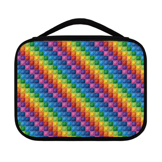 Colorful Plastic Building Blocks Print Classic Bible Case