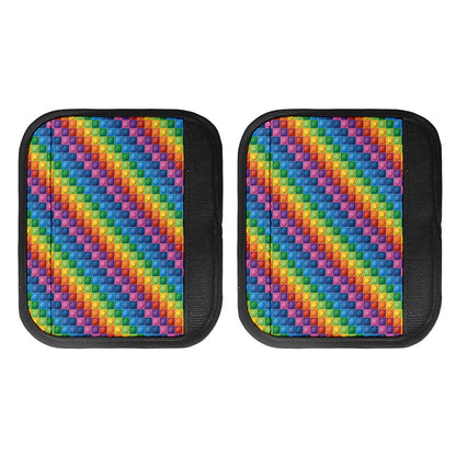 Colorful Plastic Building Blocks Print Handle Covers