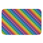 Colorful Plastic Building Blocks Print Indoor Door Mat