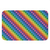 Colorful Plastic Building Blocks Print Indoor Door Mat