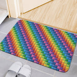 Colorful Plastic Building Blocks Print Indoor Door Mat