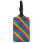 Colorful Plastic Building Blocks Print Luggage Tag
