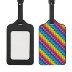 Colorful Plastic Building Blocks Print Luggage Tag